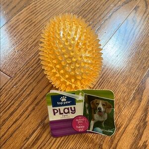 Top Paw Vibrant Spiky Dog Play Toy